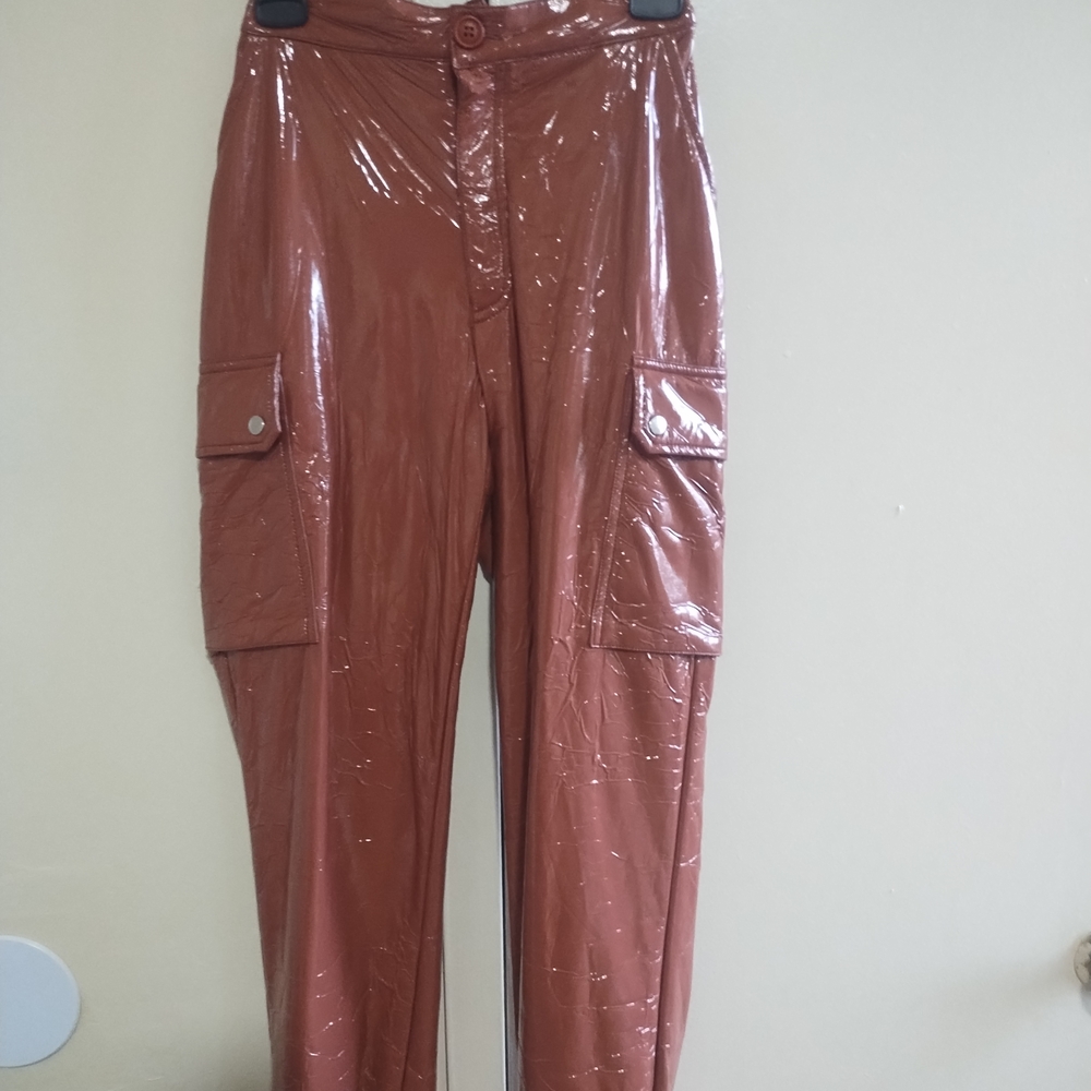 Hot & Delicious Shiny Brown Pants